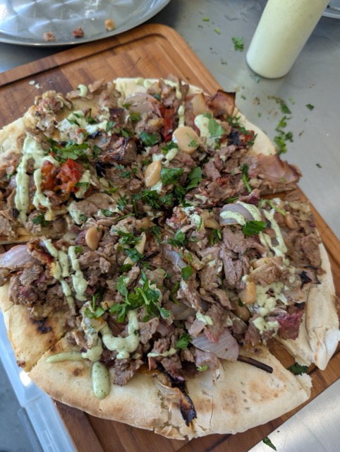 Smoked Shawarma Flatbread